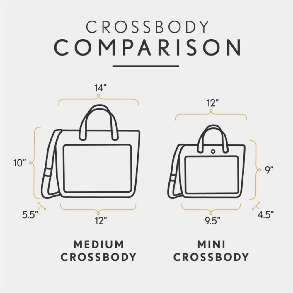 PORTLAND LEATHER COMPANY MINI ZIP TOP CROSSBODY IN HONEY - Picture 11 of 12
